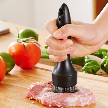 My Cook Ease Meat Tenderizer Needle Tool – 21-Pin Stainless Steel Kitchen Accessory for Juicy Meat
