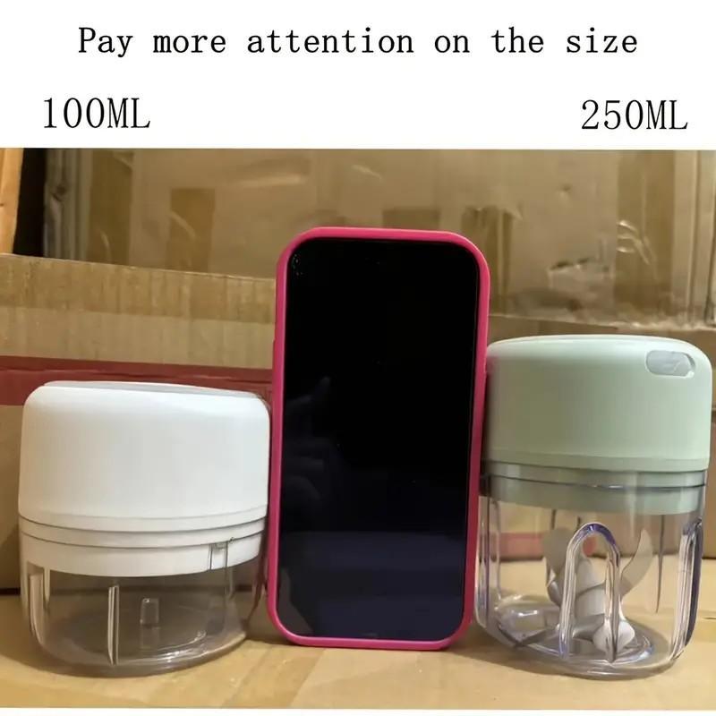 My Cook Ease Garlic Blender 250ml – Mini Electric Food Chopper for Garlic, Onion & Herbs